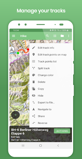Tracklia: GPX, KML, KMZ & maps (Premium Unlocked) screenshot 2