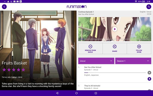 Funimation (Remove ads) screenshot 2