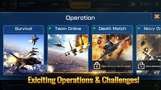 Ace Fighter: Modern Air Combat Jet Warplanes (Unlimited Money) screenshot 5