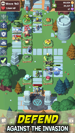 Idle Monster TD Evol (One Hit Kill) screenshot 0