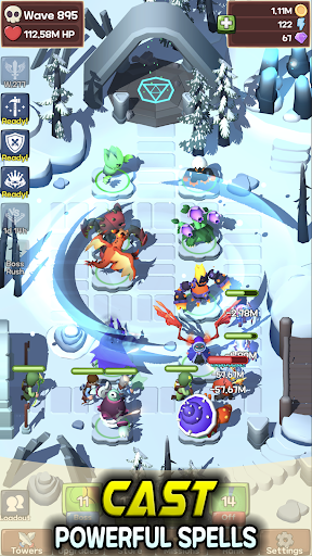 Idle Monster TD Evol (One Hit Kill) screenshot 10