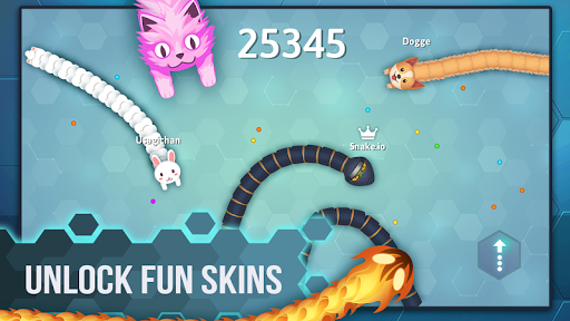 Snake.io - Fun Addicting Arcade Battle .io Games (Unlocked All Skins) screenshot 0