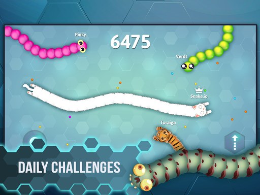 Snake.io - Fun Addicting Arcade Battle .io Games (Unlocked All Skins) screenshot 8