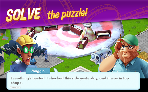 RollerCoaster Tycoon® Story (Unlimited Coins) screenshot 2