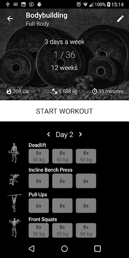 Bodybuilding. Weight Lifting (Pro Unlocked) screenshot 0