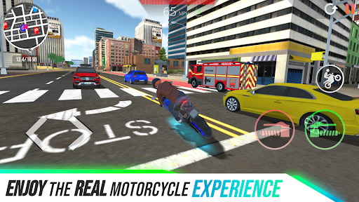 Motorcycle Real Simulator (Unlimited Money) screenshot 10
