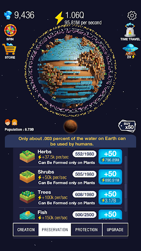 Idle World ! (Unlimited Money) screenshot 0