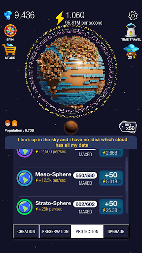 Idle World ! (Unlimited Money) screenshot 2