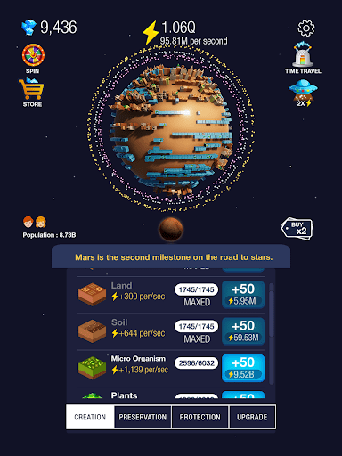 Idle World ! (Unlimited Money) screenshot 5