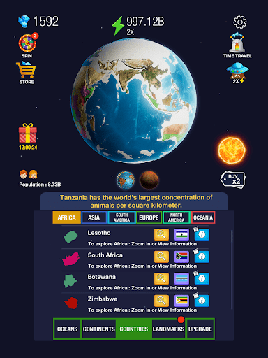 Idle World ! (Unlimited Money) screenshot 6