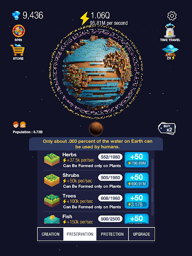 Idle World ! (Unlimited Money) screenshot 7