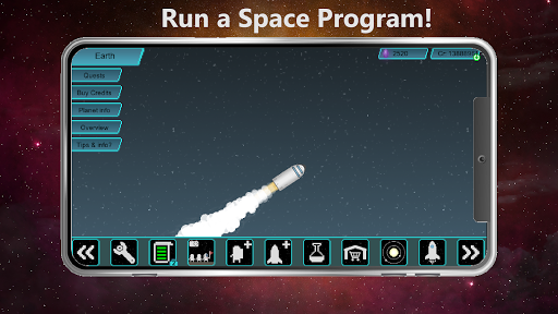 Tiny Space Program (Unlimited Money) screenshot 0