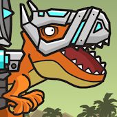 CyberDino: T-Rex vs Robots (God Mode) medium icon