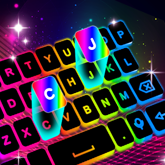 Neon LED Keyboard: RGB & Emoji (Premium Unlocked) icon