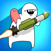 Missile Dude RPG: Offline tap tap missile (Unlimited Money) medium icon
