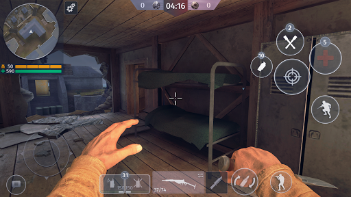 World War 2 - Battle Combat (FPS Games) (Hack Map) screenshot 2