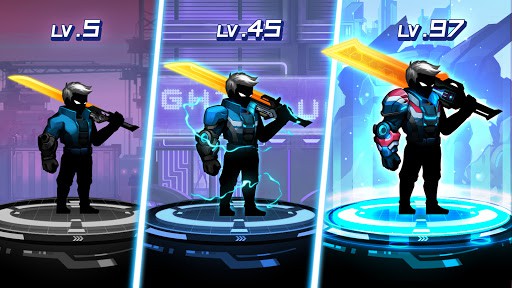 Cyber Fighters: Stickman Cyberpunk 2077 Action RPG (Many Features) screenshot 0