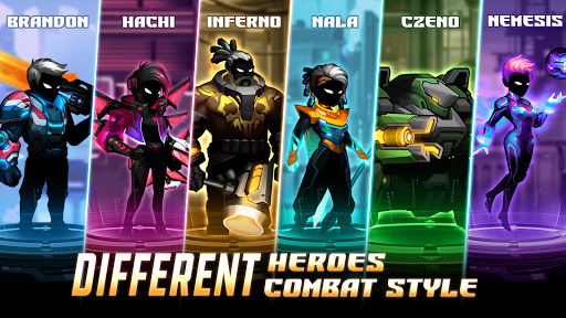 Cyber Fighters: Stickman Cyberpunk 2077 Action RPG (Many Features) screenshot 6