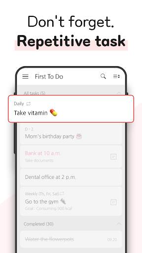 Firstscreen To do - Task (Premium Unlocked) screenshot 11