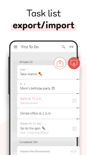 Firstscreen To do - Task (Premium Unlocked) screenshot 6
