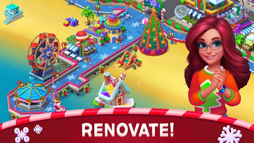 Match Town Makeover: Renovation Match 3 Puzzle (Unlimited Money) screenshot 4
