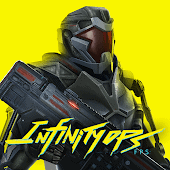 Infinity Ops: Online FPS Cyberpunk Shooter (Unlimited Bullets) medium icon