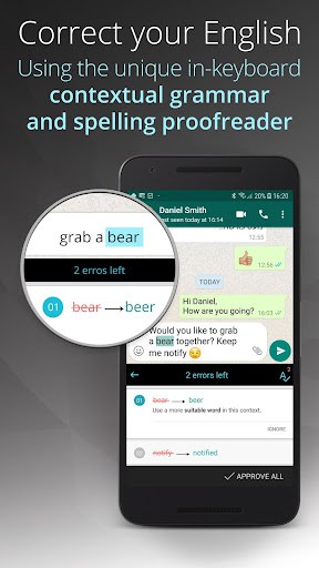 Ginger Keyboard - Emoji, GIFs, Themes & Games (Premium Unlocked) screenshot 1