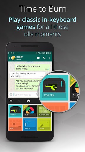 Ginger Keyboard - Emoji, GIFs, Themes & Games (Premium Unlocked) screenshot 7