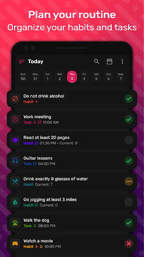 HabitNow Daily Routine Planner (Premium Unlocked) screenshot 0