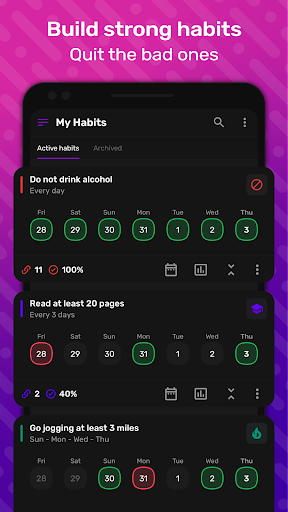 HabitNow Daily Routine Planner (Premium Unlocked) screenshot 1