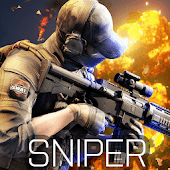 Blazing Sniper - offline shooting game (Unlimited Money) medium icon