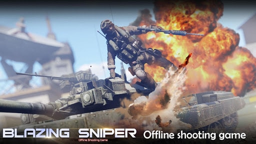Blazing Sniper - offline shooting game (Unlimited Money) screenshot 6