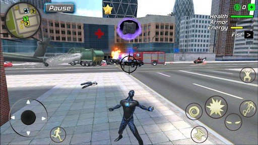 Black Hole Hero : Vice Vegas Rope Mafia (Unlimited Money) screenshot 1