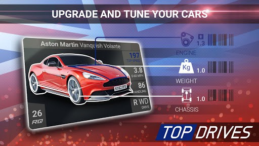 Top Drives – Car Cards Racing (Unlimited Money) screenshot 0