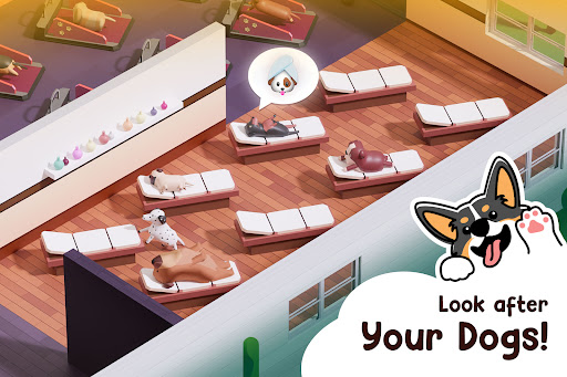 Dog Hotel Tycoon (Unlimited Gems, Collected Speed x100) screenshot 9
