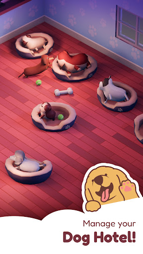 Dog Hotel Tycoon (Unlimited Gems, Collected Speed x100) screenshot 1