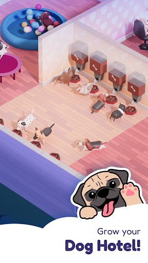 Dog Hotel Tycoon (Unlimited Gems, Collected Speed x100) screenshot 2