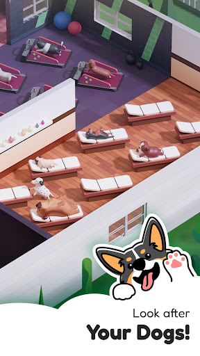 Dog Hotel Tycoon (Unlimited Gems, Collected Speed x100) screenshot 3