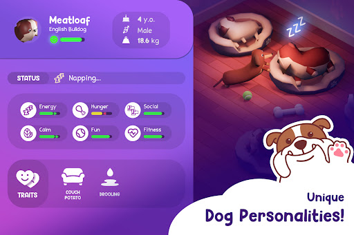 Dog Hotel Tycoon (Unlimited Gems, Collected Speed x100) screenshot 6