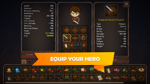 Kinda Heroes: Legendary RPG, Rescue the Princess! (Free Shopping, Unlocked Heroes) screenshot 4
