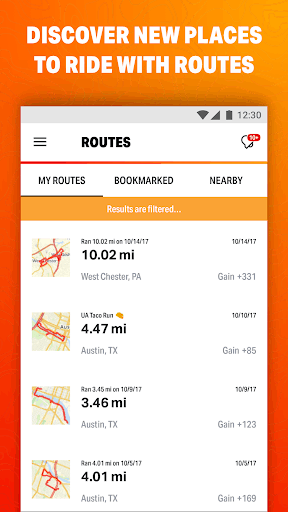 Map My Ride GPS Cycling Riding (Premium Unlocked) screenshot 1