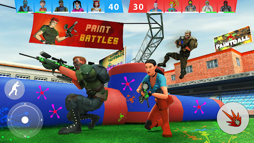 Paintball Shooting Game 3D (Unlimited Money) screenshot 0