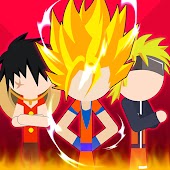 Super Stick Fight AllStar Her (One Hit, God Mode, Unlimited Card) medium icon