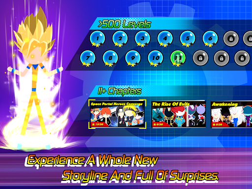 Super Stick Fight AllStar Her (One Hit, God Mode, Unlimited Card) screenshot 19