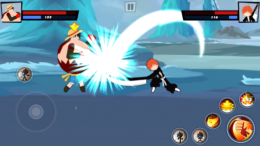 Super Stick Fight AllStar Her (One Hit, God Mode, Unlimited Card) screenshot 6