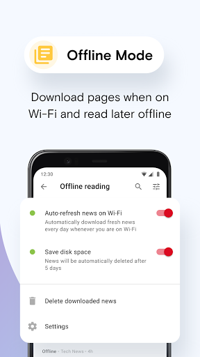 Opera Mini - fast web browser (VIP/Premium Unlocked) screenshot 1