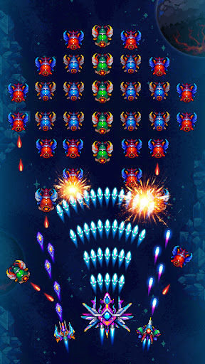Galaxiga Arcade Shooting Ga (Unlimited Money) screenshot 2