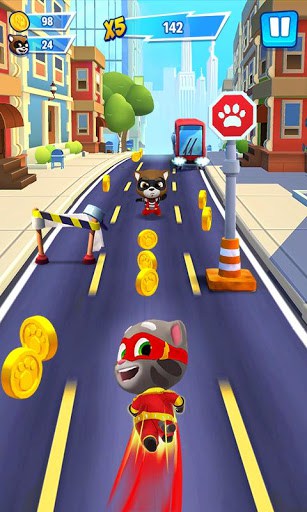 Talking Tom Hero Dash - Run Game (Unlimited Money) screenshot 0