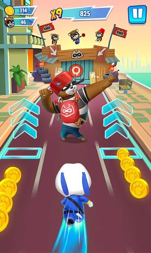 Talking Tom Hero Dash - Run Game (Unlimited Money) screenshot 1