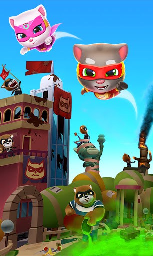 Talking Tom Hero Dash - Run Game (Unlimited Money) screenshot 3